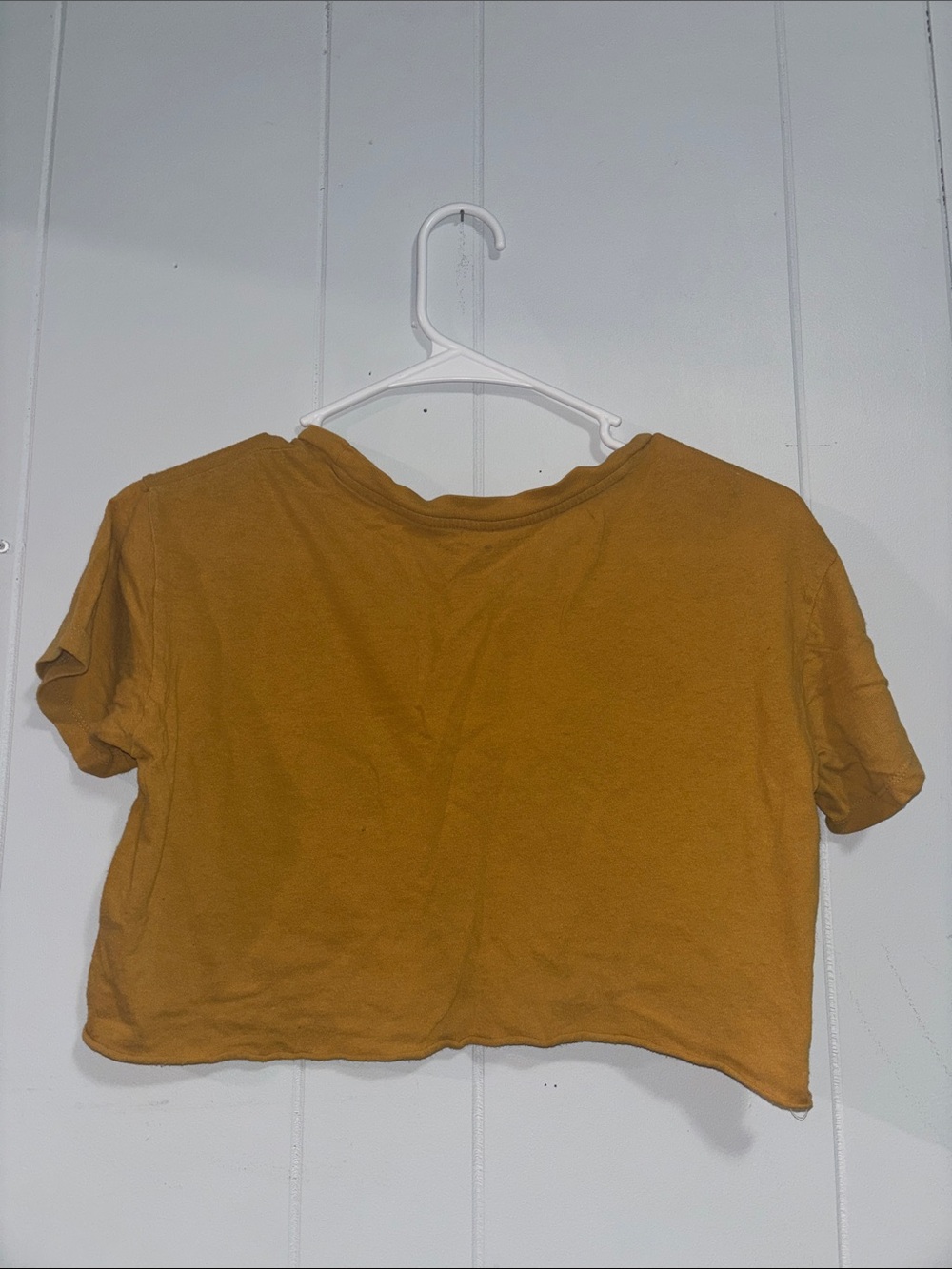 Fifth Sun Mustard Yellow Succulent Graphic Crop Top - Picture 5 of 6